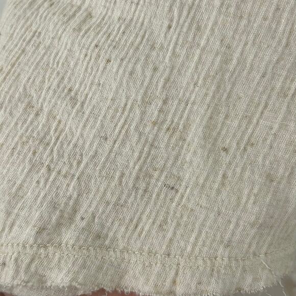 Knox Rose Women Sleeveless Distressed Tank Top Boho Western Beach Cream Size XXL - Picture 2 of 7